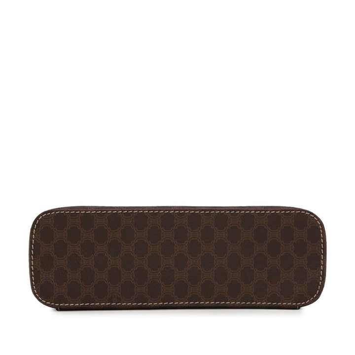 Macadam Coated Canvas Vanity Bag Brown - Gaby Paris