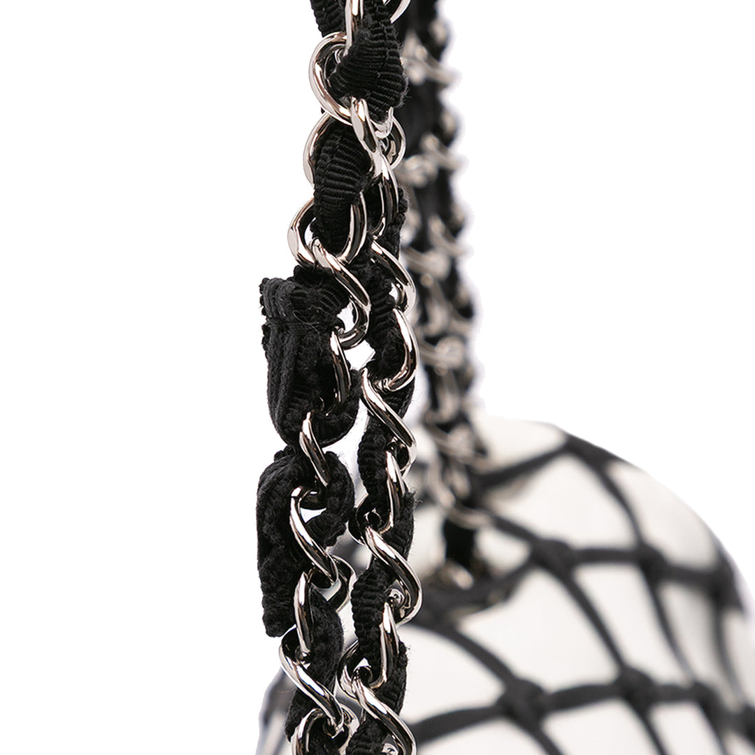 Chanel Jumbo Cuir de veau Canebiers Net Flap Blanc – GABY PARIS Authentique