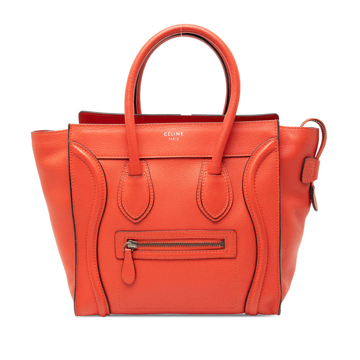 Celine Luggage Cabas Micro Cuir