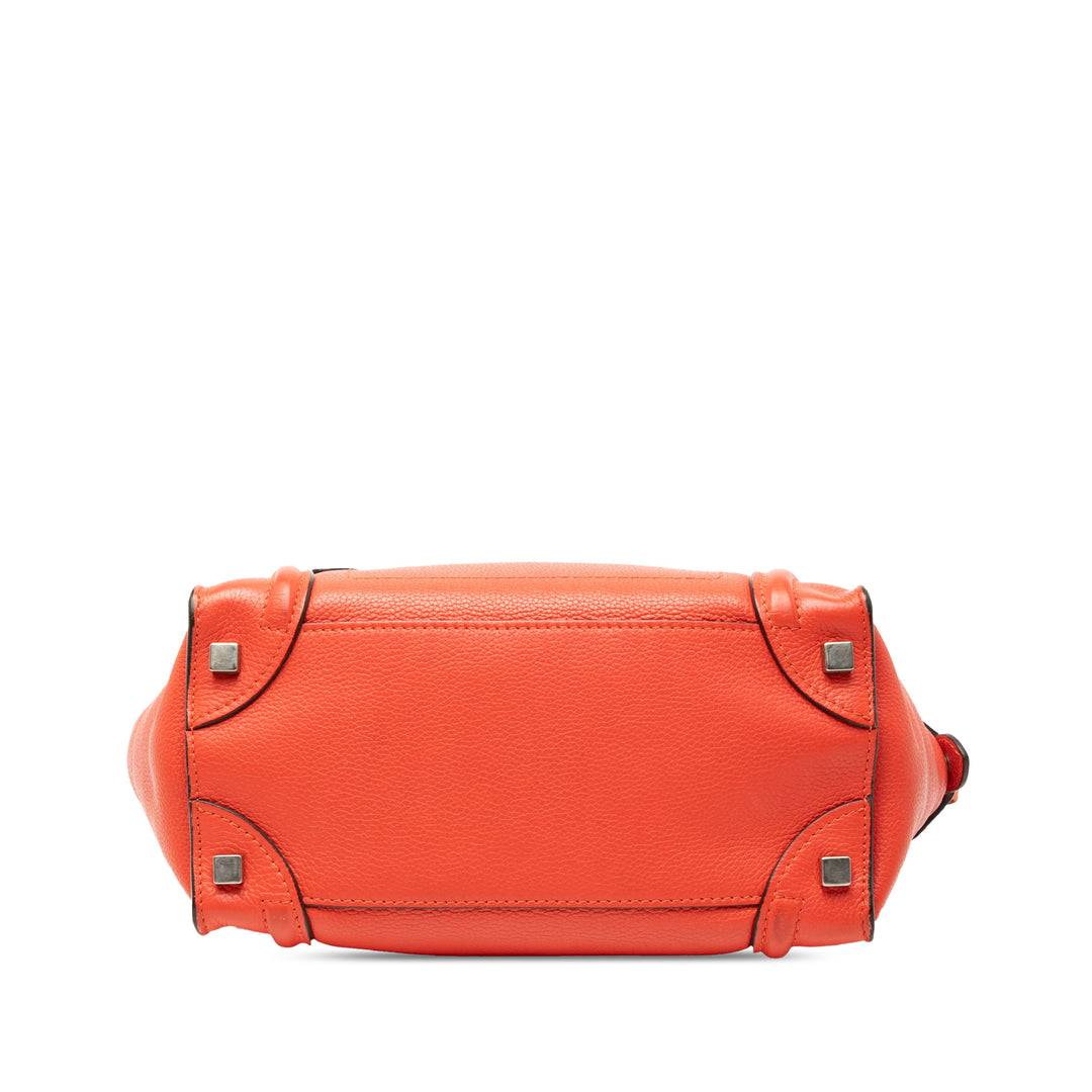 Celine Luggage Cabas Micro Cuir