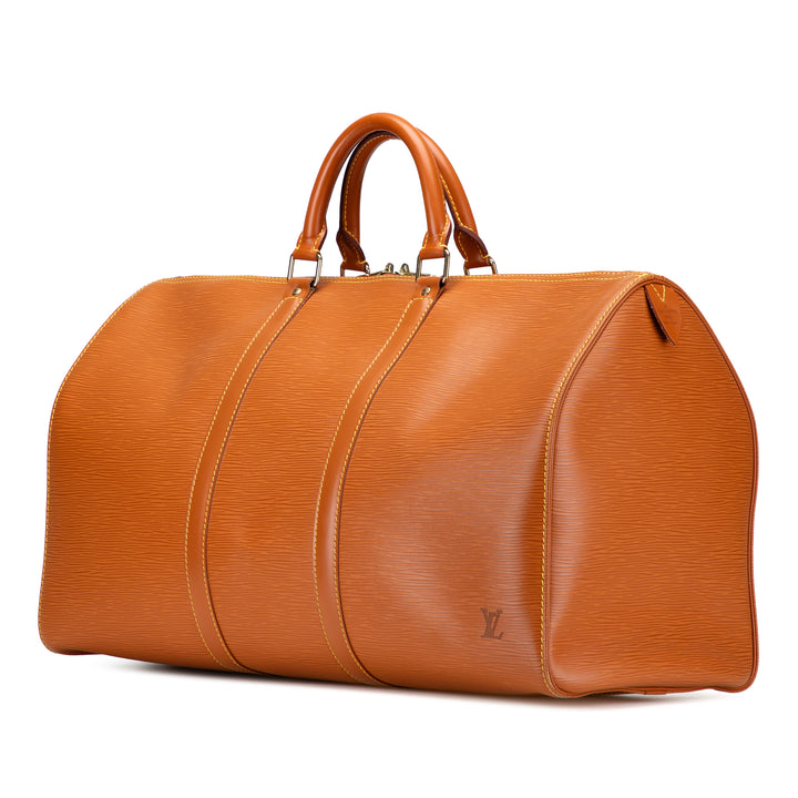 Louis Vuitton Epi Keepall 50 Marron – GABY PARIS Authentique