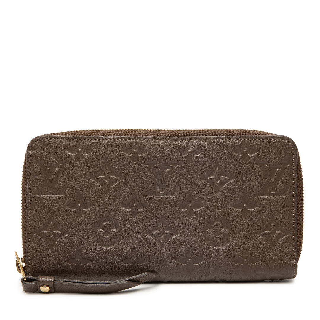 Louis Vuitton Monogram Empreinte Zippy Portefeuille