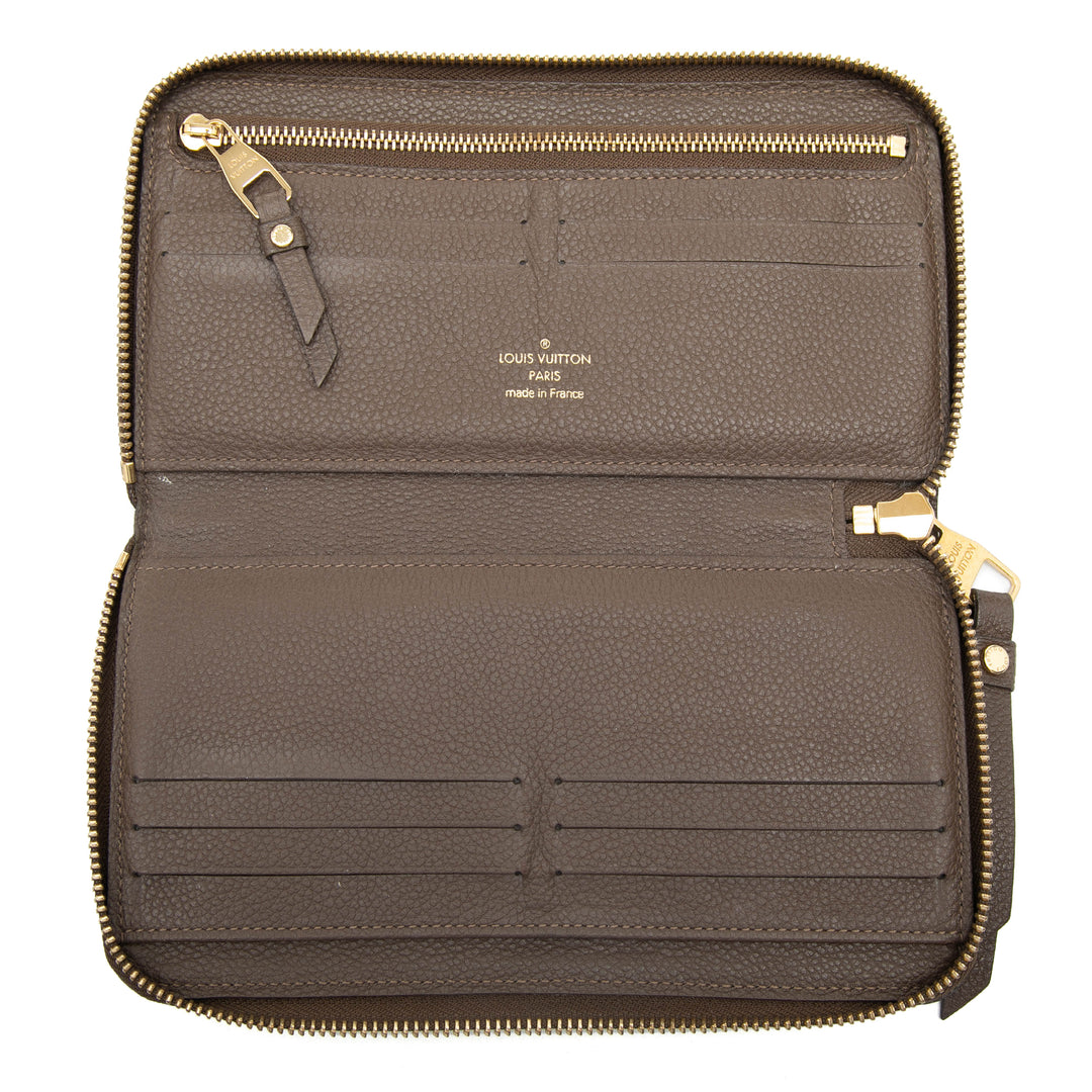 Louis Vuitton Monogram Empreinte Zippy Portefeuille
