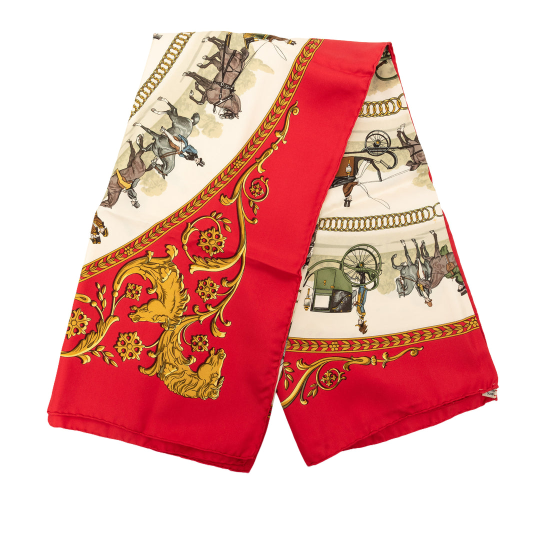 La Promenade De Longchamps Foulard 90 Multi Multicolore