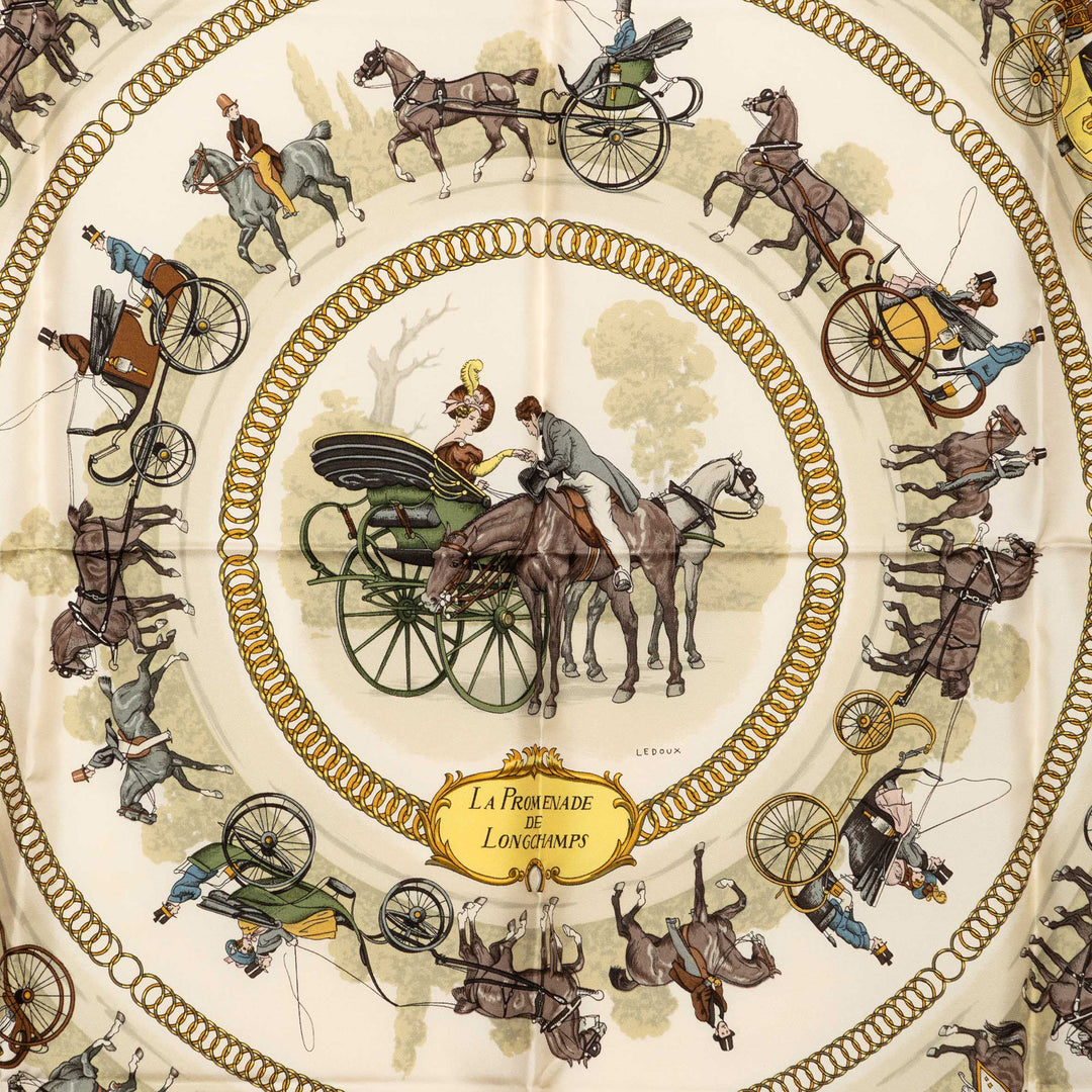 La Promenade De Longchamps Foulard 90 Multi Multicolore
