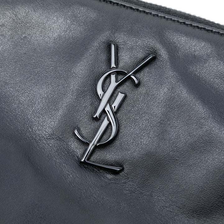 Saint Laurent Cuir de veau Monogram Fringe Sac porté croisé