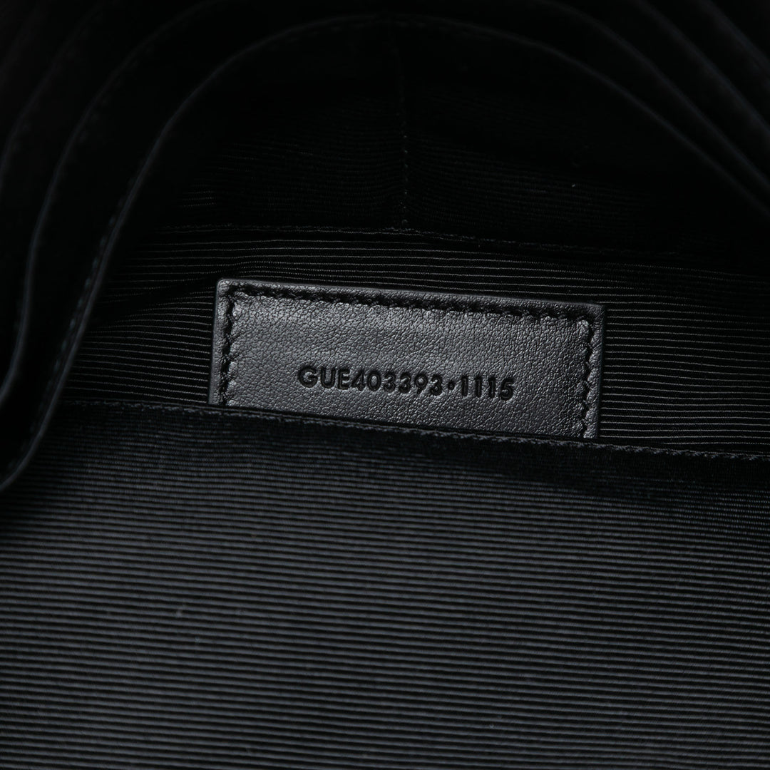 Saint Laurent Cuir de veau Monogram Fringe Sac porté croisé