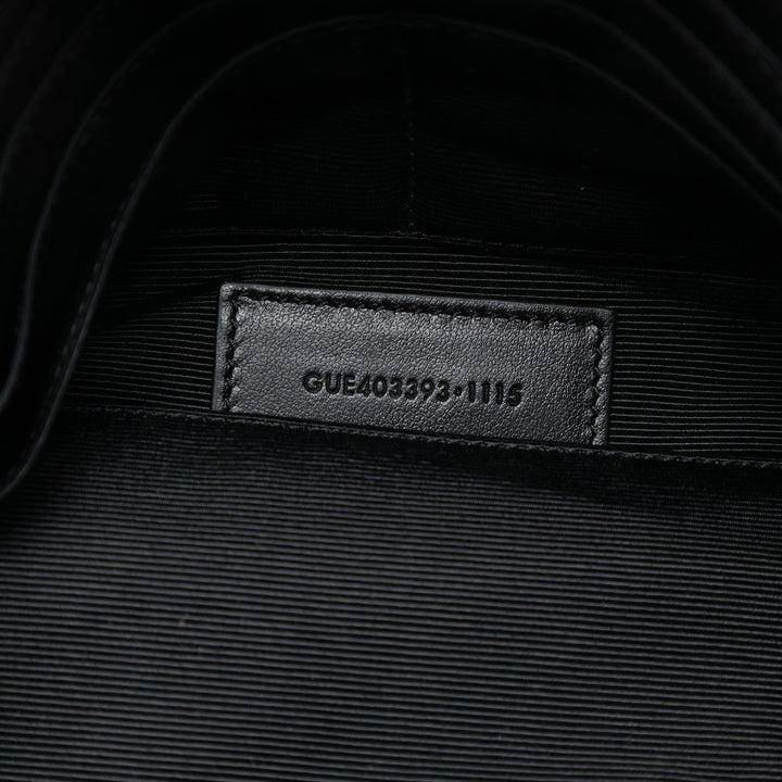 Saint Laurent Cuir de veau Monogram Fringe Sac porté croisé