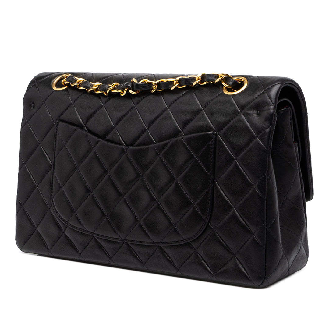Chanel Classic Double rabat Moyen Cuir d'agneau Noir – vue 2 – GABY PARIS