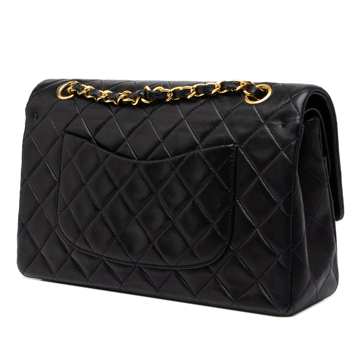 Chanel Classic Double rabat Moyen Cuir d'agneau Noir – vue 2 – GABY PARIS