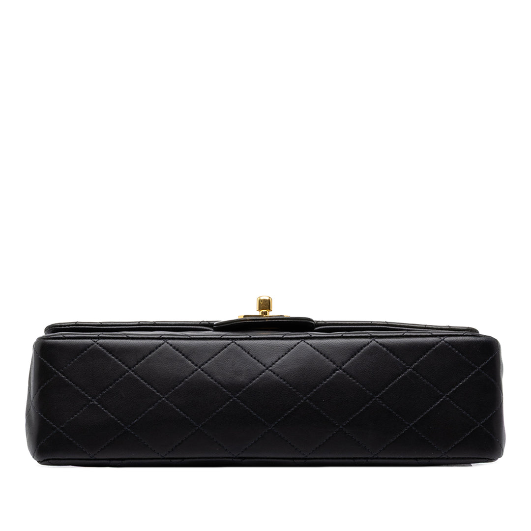 Chanel Classic Double rabat Moyen Cuir d'agneau Noir – vue 3 – GABY PARIS