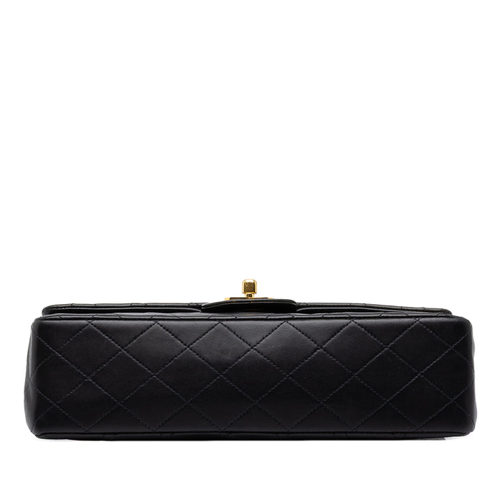 Chanel Classic Double rabat Moyen Cuir d'agneau Noir – vue 3 – GABY PARIS