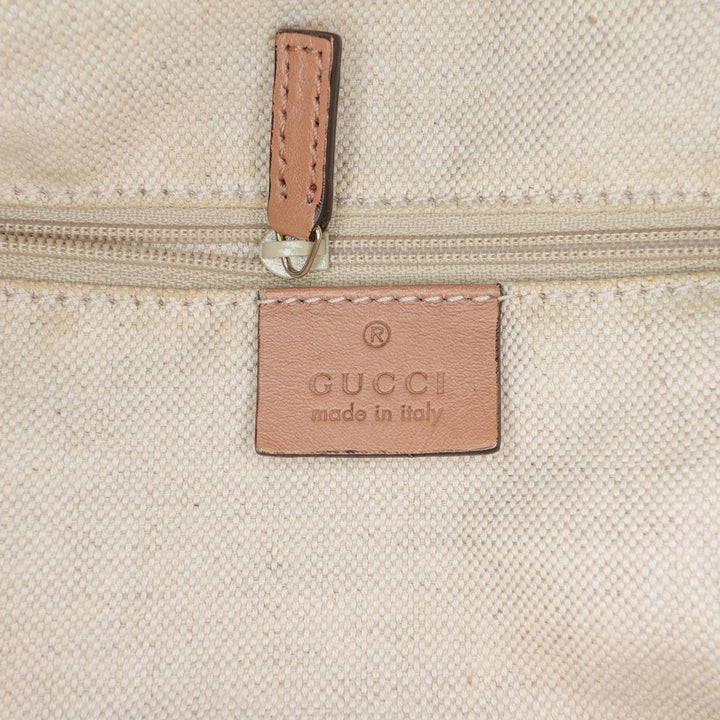 Diamante Canvas Sukey Satchel Brown - Gaby Paris