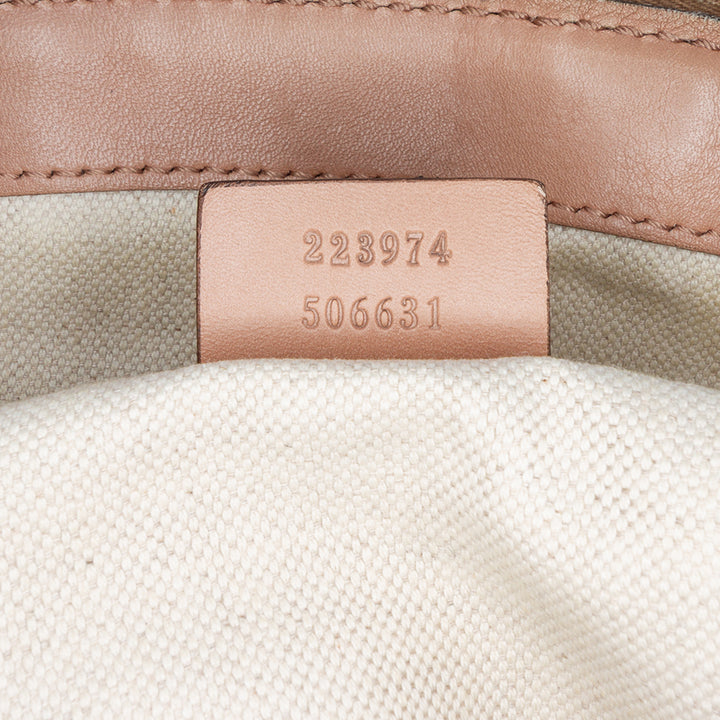 Diamante Canvas Sukey Satchel Brown - Gaby Paris