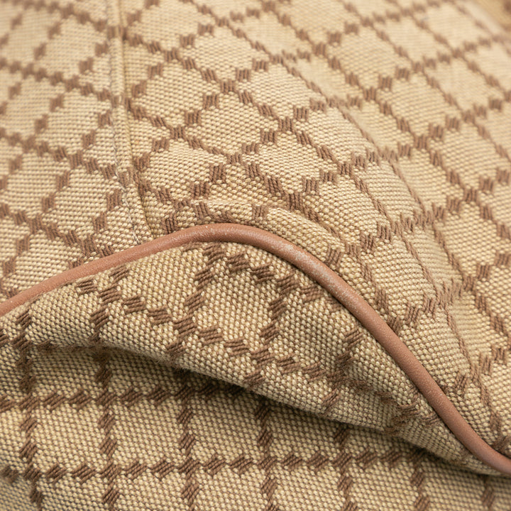 Diamante Canvas Sukey Satchel Brown - Gaby Paris
