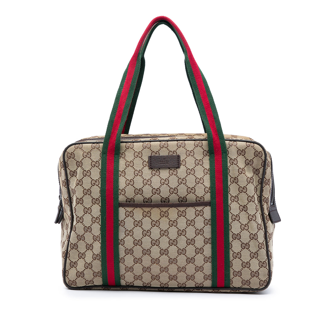 Gucci GG Toile Web Business Sac