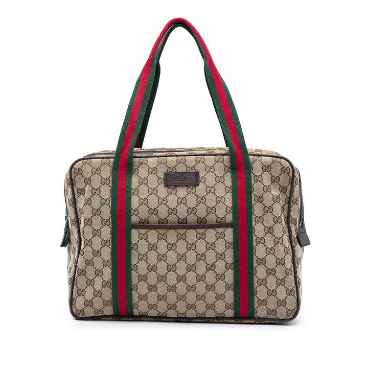 Gucci GG Toile Web Business Sac