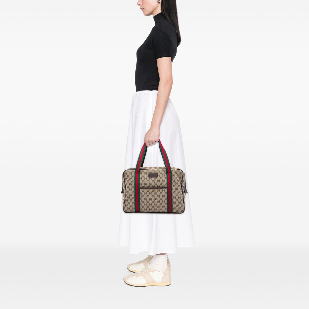 Gucci GG Toile Web Business Sac