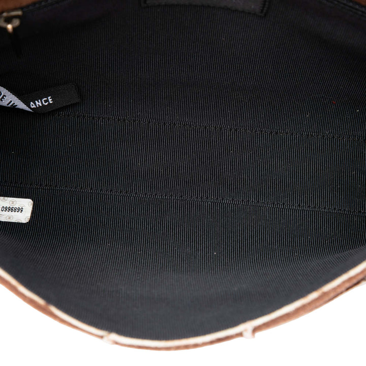 Chanel Sac porté épaule Identification Patchwork Reissue 2.55 à rabat Marron – vue 4 – GABY PARIS