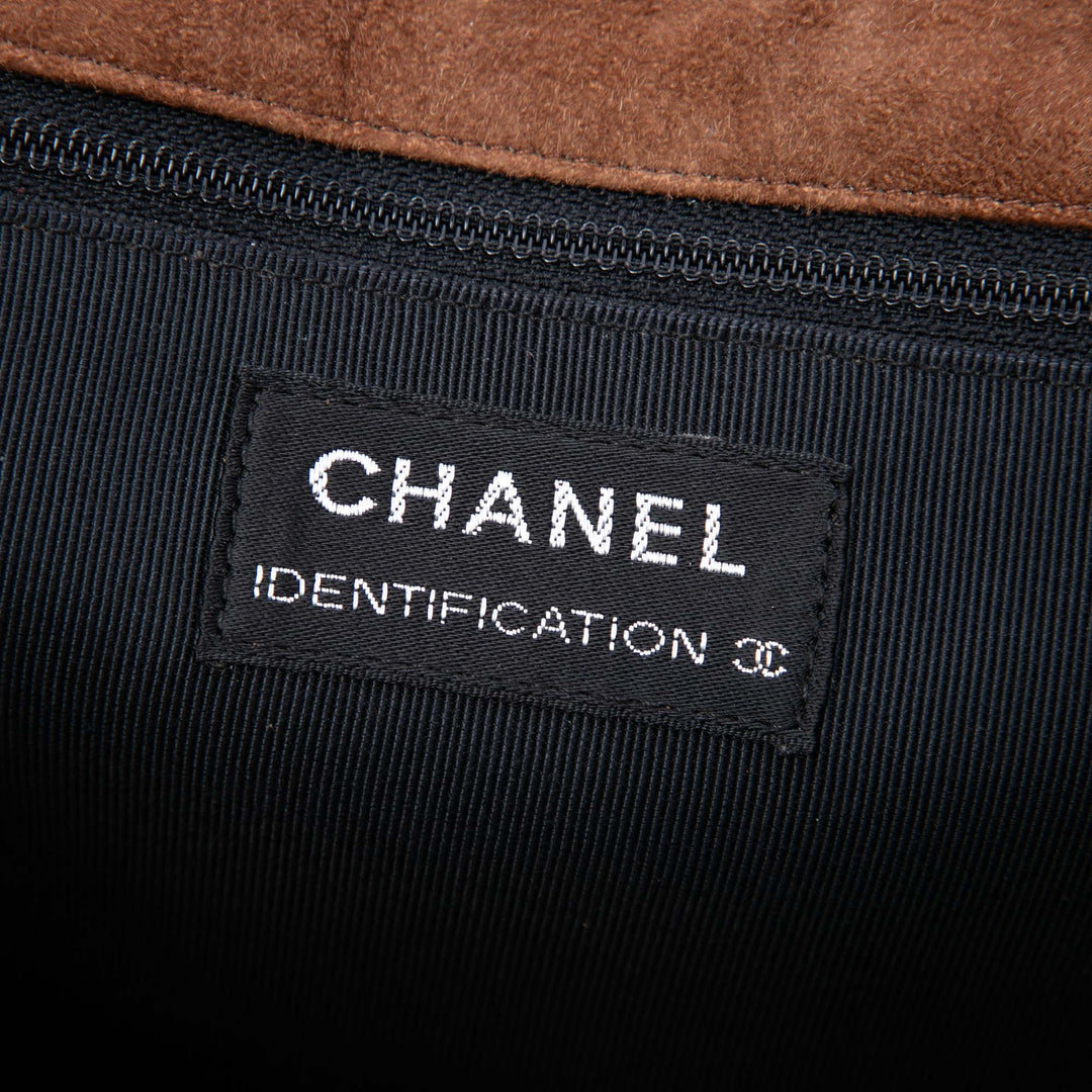 Chanel Sac porté épaule Identification Patchwork Reissue 2.55 à rabat Marron – vue 5 – GABY PARIS