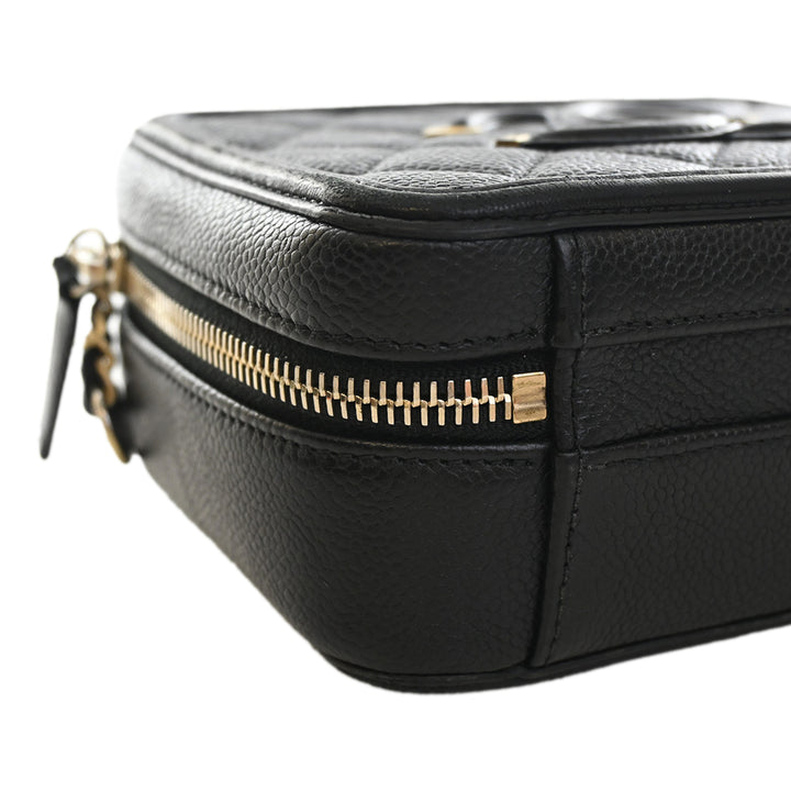 CC Filigree Vanity Petit Cuir caviar Noir