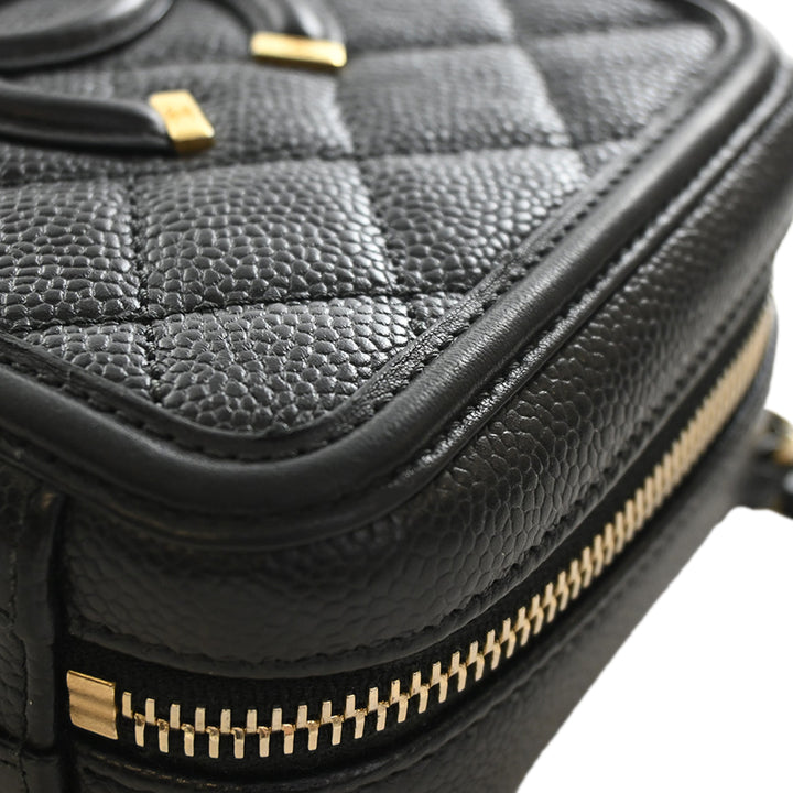 CC Filigree Vanity Petit Cuir caviar Noir