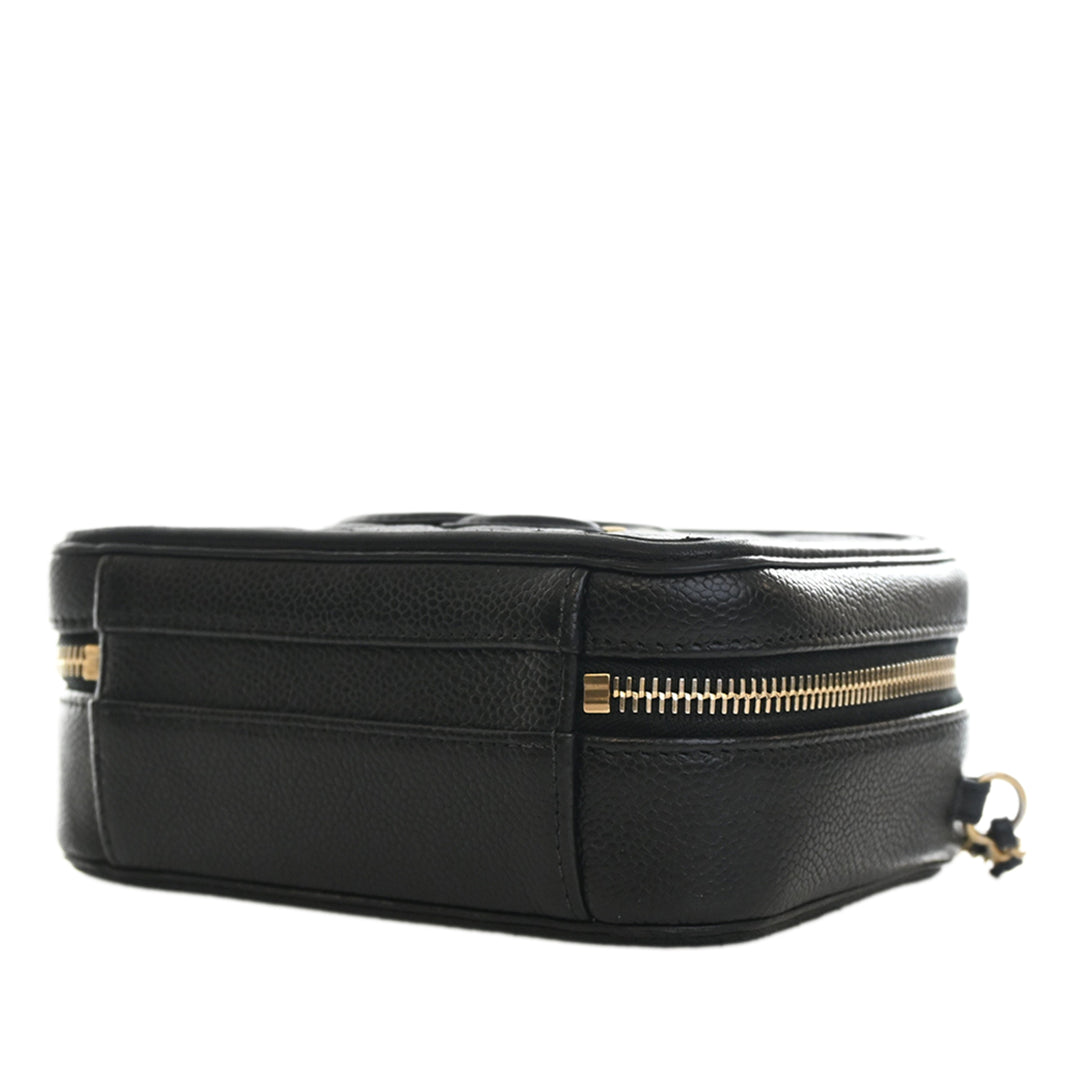 CC Filigree Vanity Petit Cuir caviar Noir