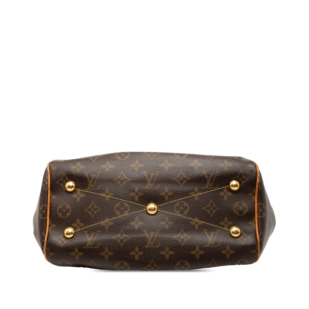 Louis Vuitton Tivoli PM Monogram Marron – vue 3 – GABY PARIS