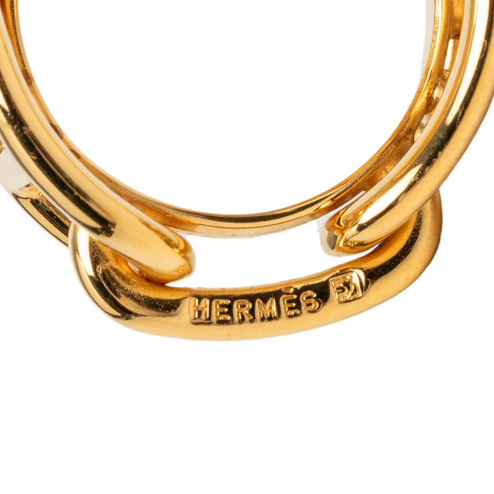 Hermès plaqué Regate Bague de foulard