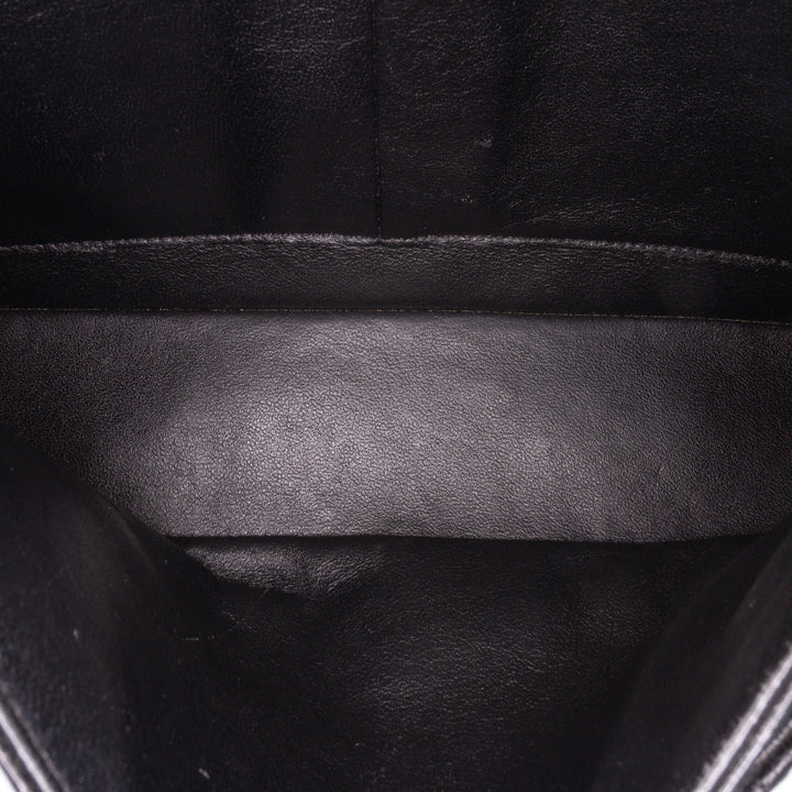 Medium Classic Caviar Double Flap Black - Gaby Paris