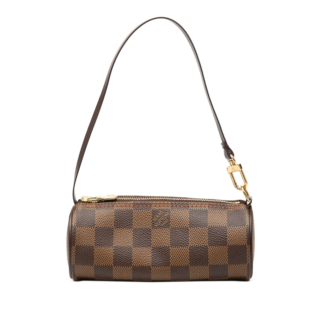 Papillon Pochette Damier Ébène Marron