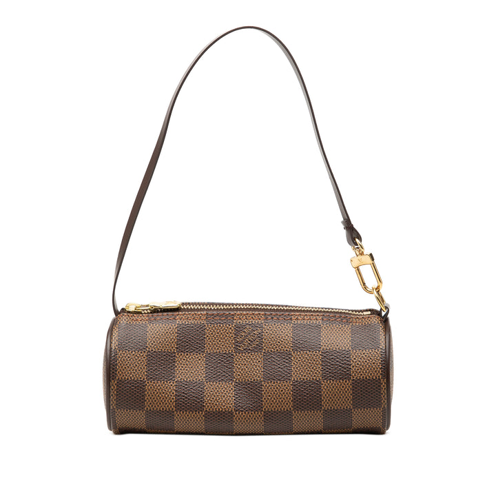 Papillon Pochette Damier Ébène Marron