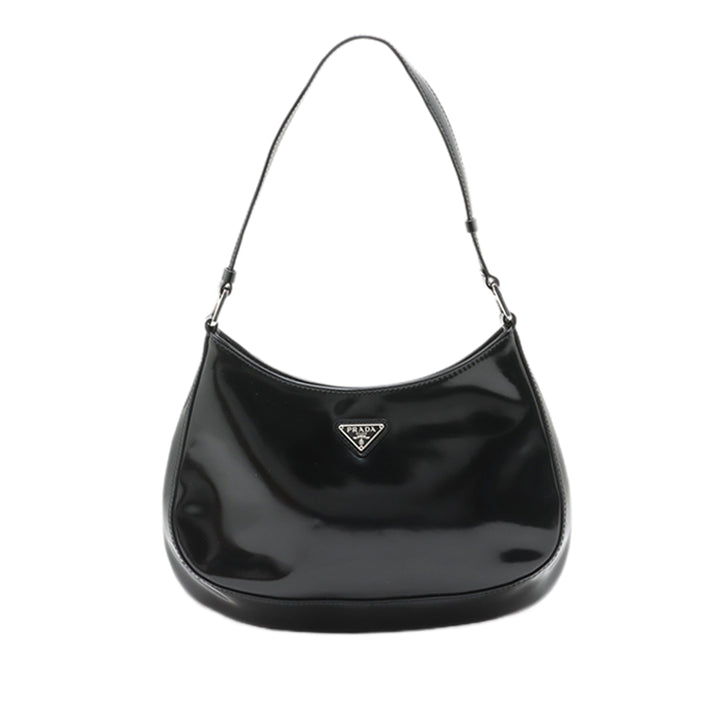 Prada Cuir verni Cleo Sac bandoulière
