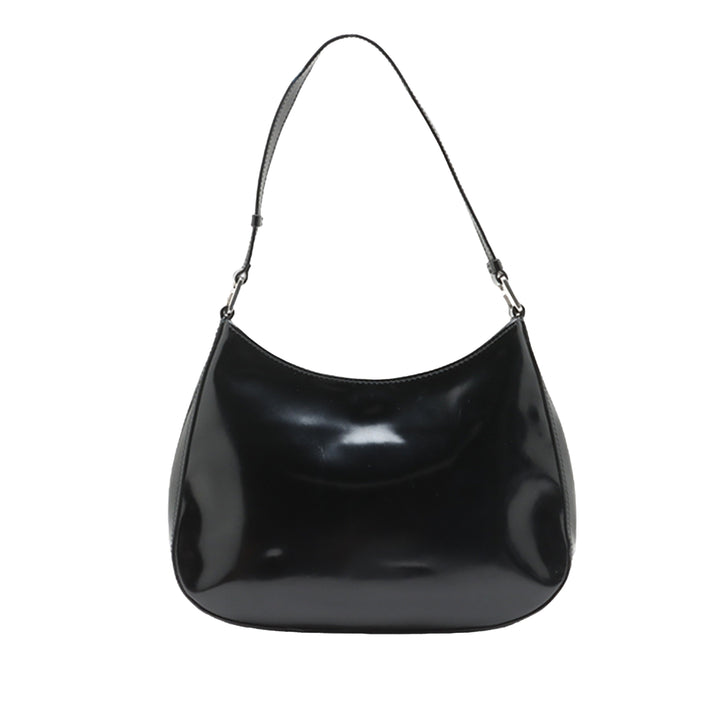 Prada Cuir verni Cleo Sac bandoulière
