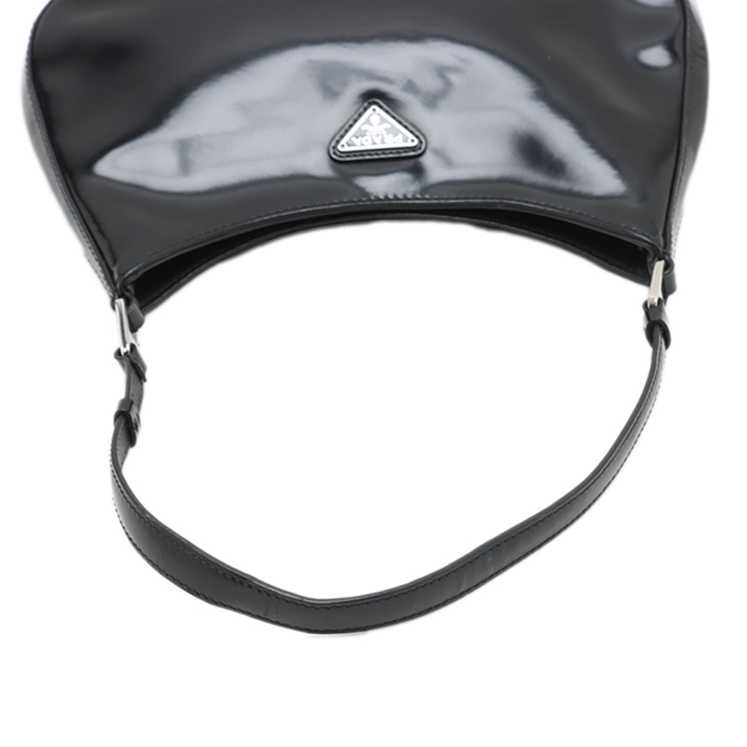 Prada Cuir verni Cleo Sac bandoulière