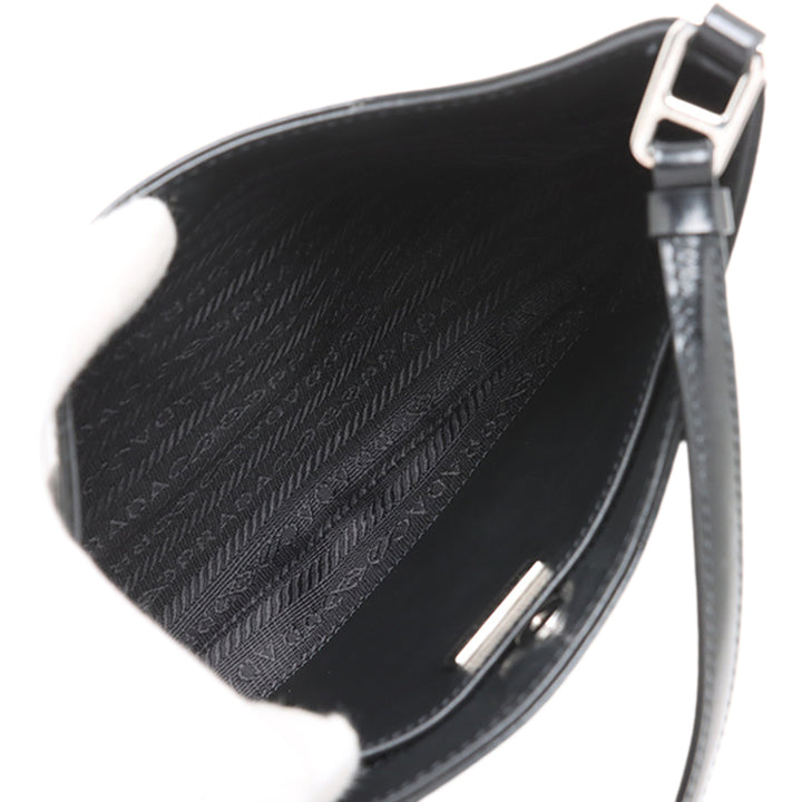 Prada Cuir verni Cleo Sac bandoulière