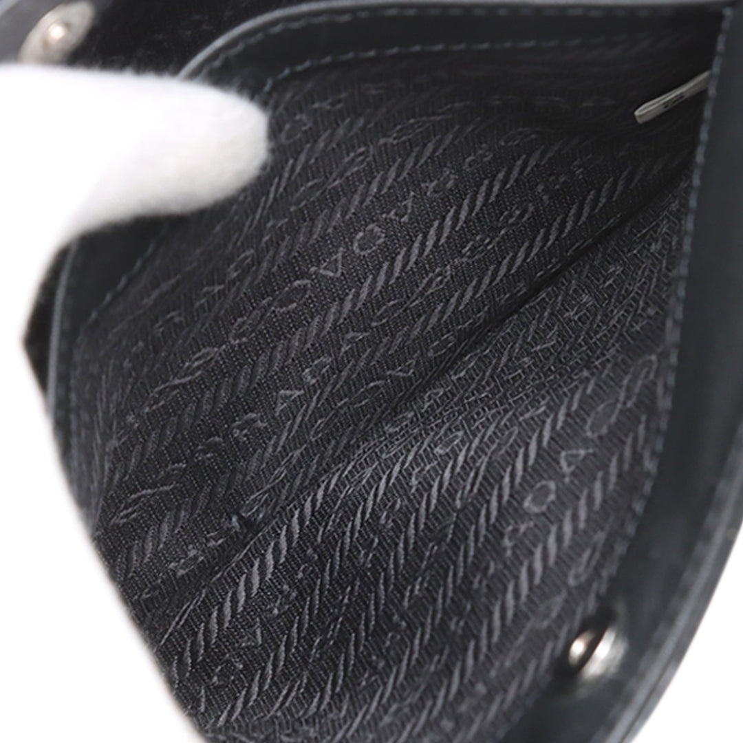 Prada Cuir verni Cleo Sac bandoulière