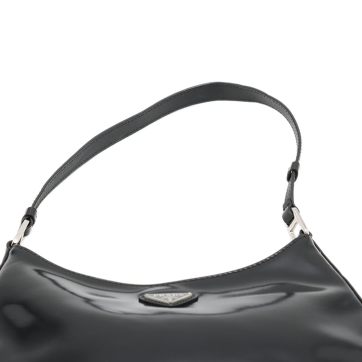 Prada Cuir verni Cleo Sac bandoulière