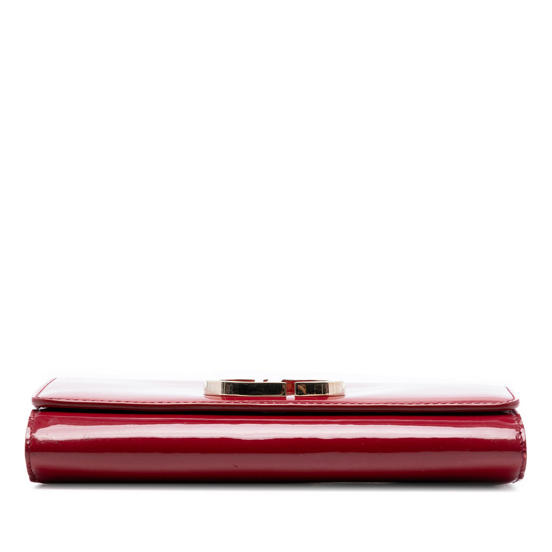 Dior Cuir verni 30 Montaigne Wallet on Chain