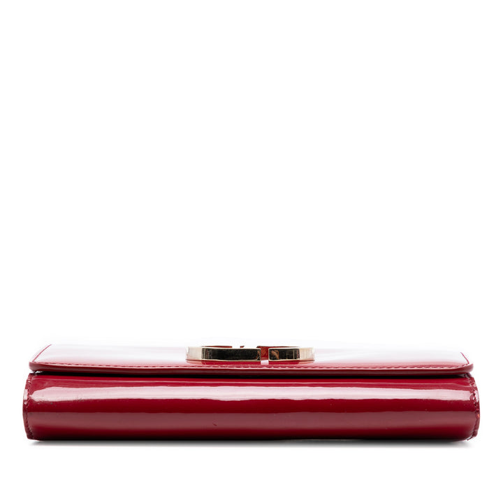 Dior Cuir verni 30 Montaigne Wallet on Chain
