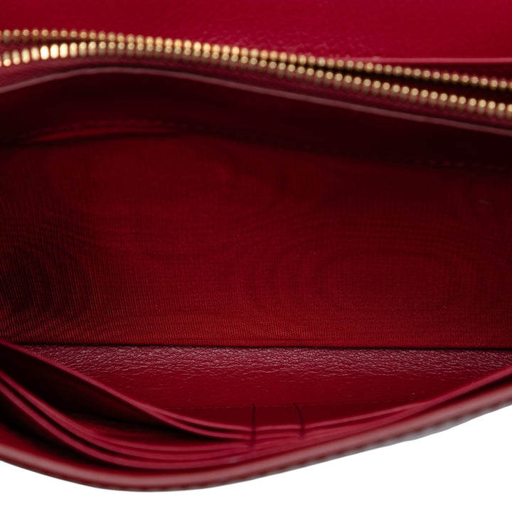 Dior Cuir verni 30 Montaigne Wallet on Chain