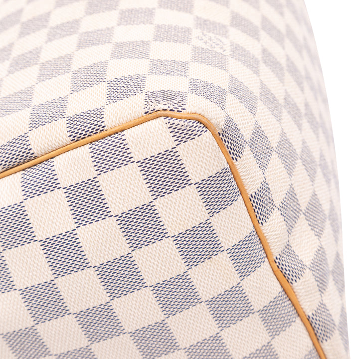 Damier Azur Speedy 30 White - Gaby Paris