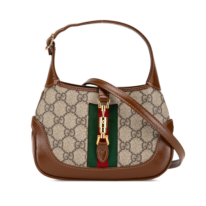 Gucci Mini GG Supreme Web Jackie 1961 Sac porté croisé