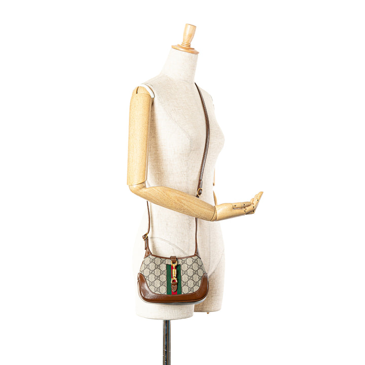 Gucci Mini GG Supreme Web Jackie 1961 Sac porté croisé