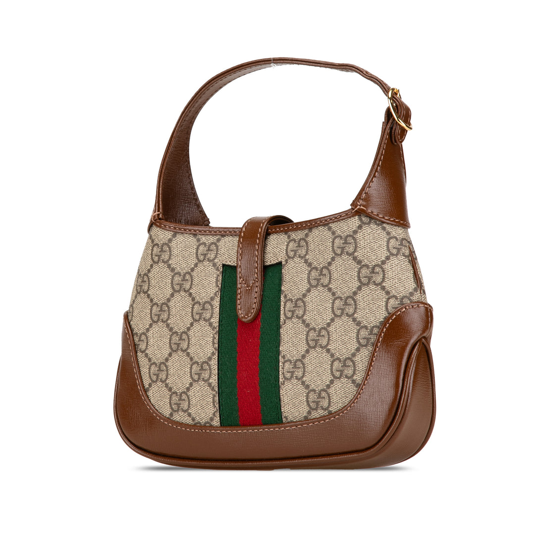Gucci Mini GG Supreme Web Jackie 1961 Sac porté croisé