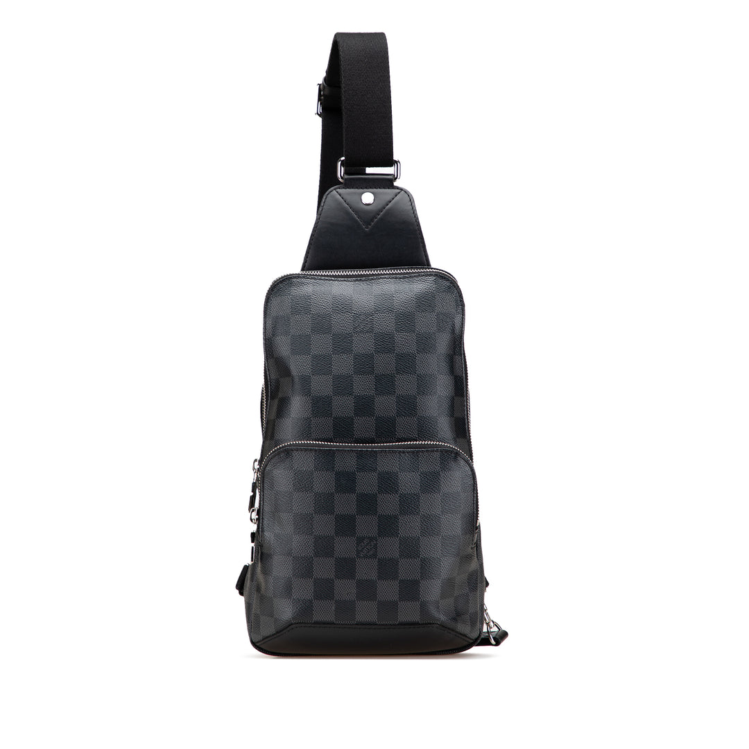 Damier Graphite Avenue Sling Black - Gaby Paris