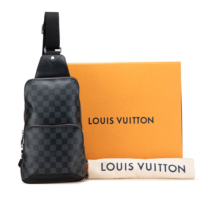 Damier Graphite Avenue Sling Black - Gaby Paris