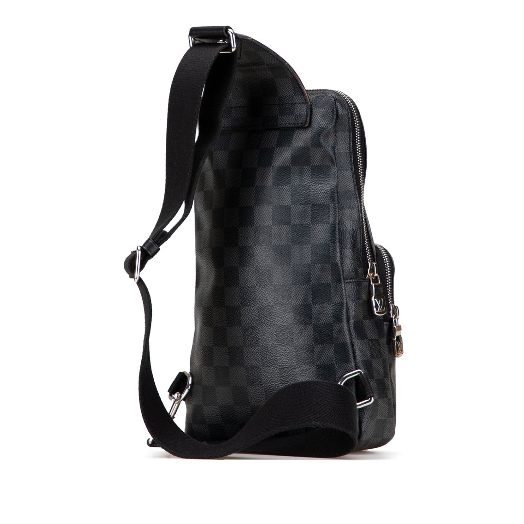 Damier Graphite Avenue Sling Black - Gaby Paris