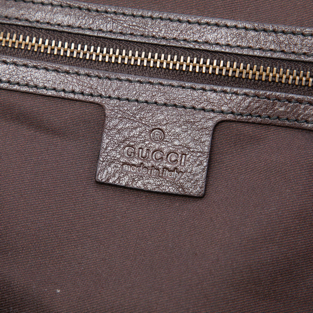 Gucci GG Toile Jockey Boston Sac