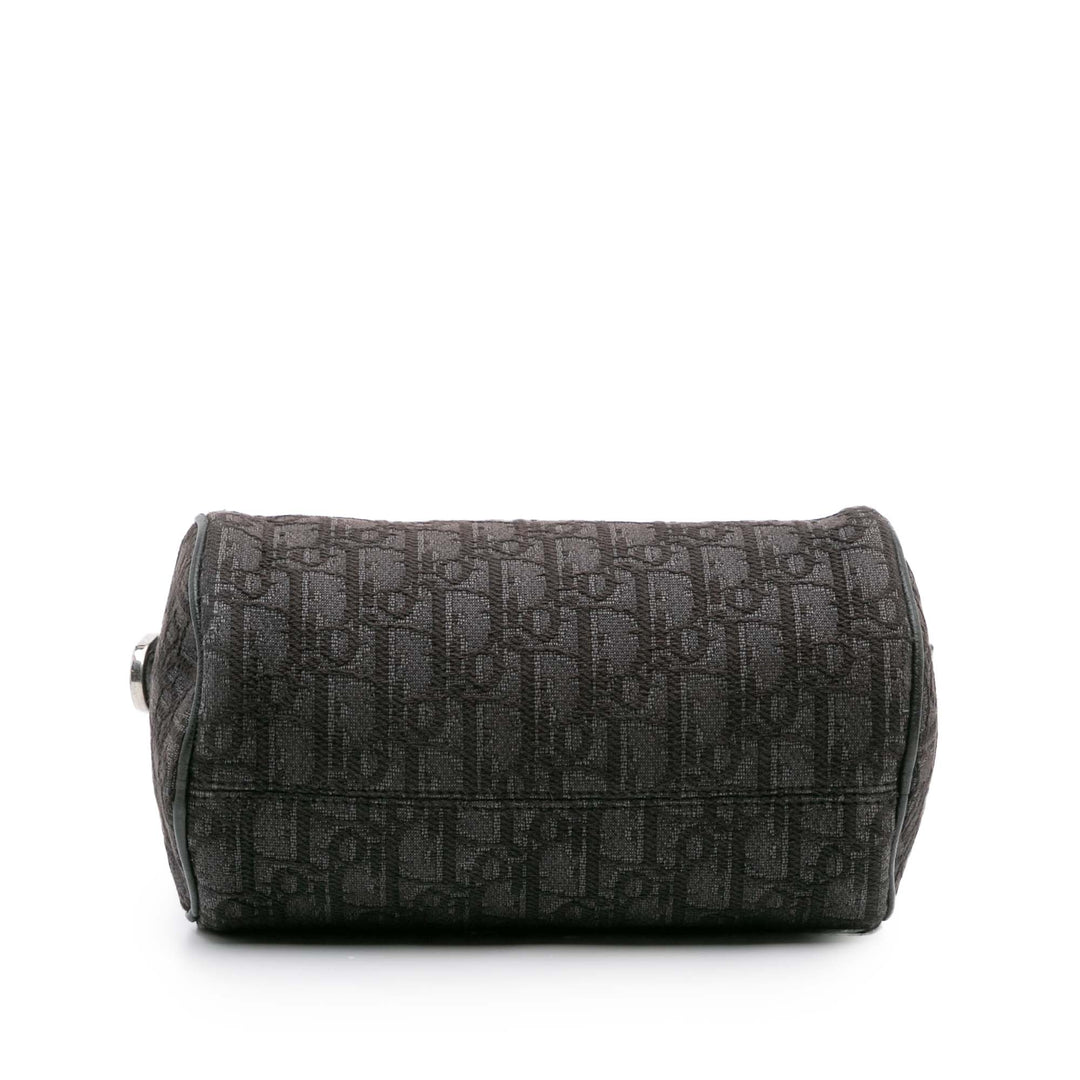 Oblique Canvas Roller Messenger Bag Gray - Gaby Paris